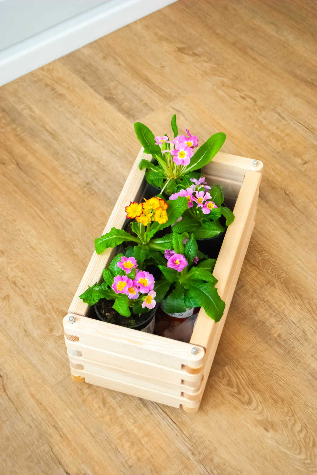 Узкое кашпо -S, natural, фото 3